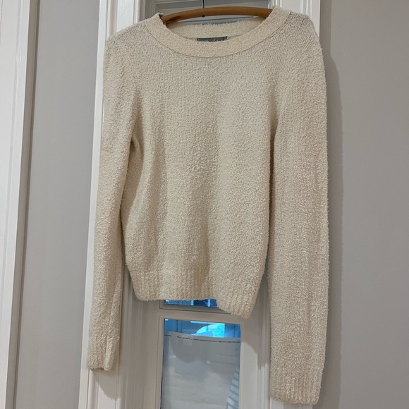 Vince Pebbled Cotton Crew Sweater - Picture 5 of 7